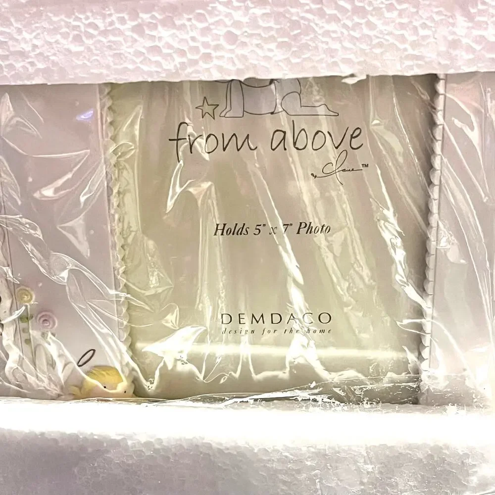 DEMDACO From Above Angel Baby Picture Frame New Factory Sealed Baby Gift